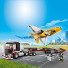 LEGO City Great Vehicles, Transportor de avion cu reactie pentru spectacol aviatic, 60289
