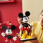 LEGO Disney Princess, Personaje construibile Mickey Mouse si Minnie Mouse, 43179