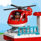 LEGO DUPLO, Remiza de pompieri si elicopter pentru salvare, 10970
