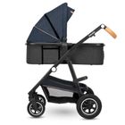 Lionelo, Amber, carucior multifunctional 3in1, Blue Navy