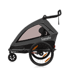 Lionelo, Cama, remorca bicicleta, Grey Graphite