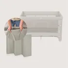 Lionelo, Ellen, patut de calatorie cu extensie mare 3in1, Beige