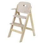 Lionelo, Floris, scaun inalt din lemn, Beige Natural
