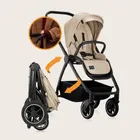 Lionelo, Meril, carucior multifunctional 3in1, Beige Sand