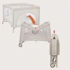 Lionelo, Mille Plus, parcul de joaca pentru copii, Grey Beige