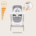 Lionelo, Niles, scaun inalt multifunctional, Grey