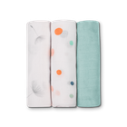 Lionelo, scutece textil din bambus, 70-70 cm, 3 buc., Dot