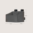 Lionelo, Sidepocket, organizator pentru patut, mic, Grey