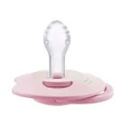 Lovi, Prime, suzeta dinamica din silicon, Peony Pink, 6-18 luni, 3 buc.