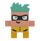 Marioinex, Mini Waffle, City, Strada, set de constructie, 280 piese