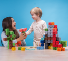 Marioinex, Mini Waffle, Green Blocks, set de constructie, 502 piese