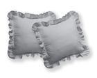 Mayamoo, set lenjerie de pat, 3 piese, gri, 160-200cm