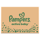 Pampers Active Baby, scutece marimea 4, 9-14 kg, 180 buc.