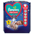 Pampers Night Pants, scutece-chilotel de noapte marimea 5, 12-17 kg, 22 buc.