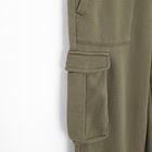 Pantaloni de trening kaki cargo regular NOWEAR