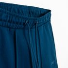 Pantaloni de trening wide leg albastri NOWEAR