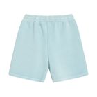 Pantaloni scurti loose albastri din bumbac pieptanat NOWEAR