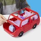 Peppa Pig, Peppa's Big Family Car, set de joaca cu figurine