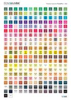 Rawmark, PurePro, set 262 markere duble, cu carcasa, cu cerneala pe baza de alcool, multicolore