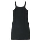 Rochie reiata cu bretele si dantela NOWEAR