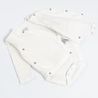 Set pentru baieti, Caciula, Body cu maneca lunga, Pijama tip salopeta, mix de culori, imprimeu Lion King