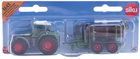 Siku, Tractor cu remorca transport lemne, macheta, S1645
