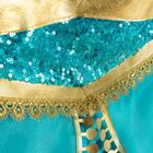 Smiki, Jasmine Aladdin, costum pentru copii, turcoaz, 117/128 cm