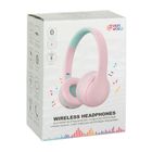 Smiki, Music World, casti wireless, supraauriculare, roz
