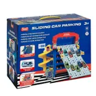 Smiki, parcare supraetajata cu tobogan si vehicule