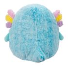 Squishmallows, Fuzzamallow, Irina, Teal Axolotl, jucarie de plus, 30 cm