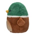 Squishmallows, Fuzzamallows, Avery, Mallard Duck, jucarie de plus, 30 cm