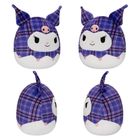 Squishmallows, Hello Kitty, Sanrio Plaid, jucarie de plus, 20 cm, 1 buc.