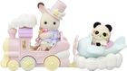 Sylvanian Families, Amusement Park Ride Set - Plain & Train, set de joaca cu figurine, 5819