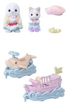 Sylvanian Families, Amusement Park Ride Set - Ride the Waves, set de joaca cu figurine, 5820