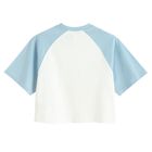T-shirt crop top cu imprimeu NOWEAR