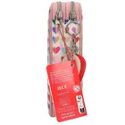 Top Model, penar pliabil, dublu, cu rechizite scolare