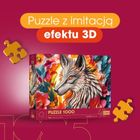 Trefl, 40 Years, Paper Art: Lup, puzzle, 1000 piese