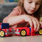 Trefl, Connect, Cabriolet / Delivery Van, set de constructie, 87 piese, 61970