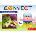 Trefl, Connect, Pocket Girl, Zoe, set de constructie, 35 piese, 61980