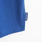 Tricou basic albastru cu croiala relaxed NOWEAR