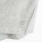 Tricou basic gri din bumbac pieptanat NOWEAR