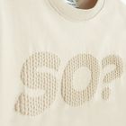 Tricou bej cu croiala relaxed NOWEAR