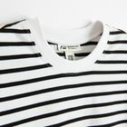 Tricou in dungi cu croiala relaxed NOWEAR