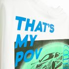 Tricou oversize cu imprimeu pe spate NOWEAR