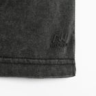 Tricou regular cenusiu-negru NOWEAR