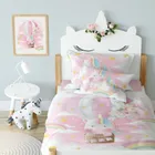 Unicorn, set lenjerie de pat single, 100-135 cm