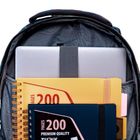 Astrabag, rucsac pentru scoala, cu 3 compartimente, Football Motion
