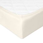 Babymatex, cearceaf jersey cu elastic, ecru, 60-120 cm