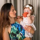 BabyOno, Flow, cana ergonomica pentru copii, albastru