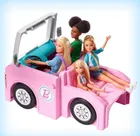 Barbie, Camper 3in1 + papusa gratuita, set promotional